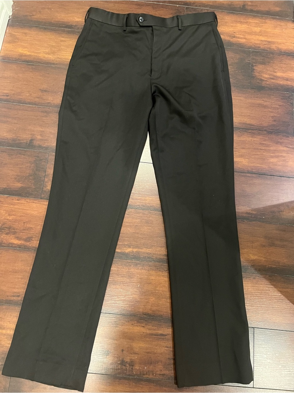 Men's Black Dress Pants - Classic Straight Fit